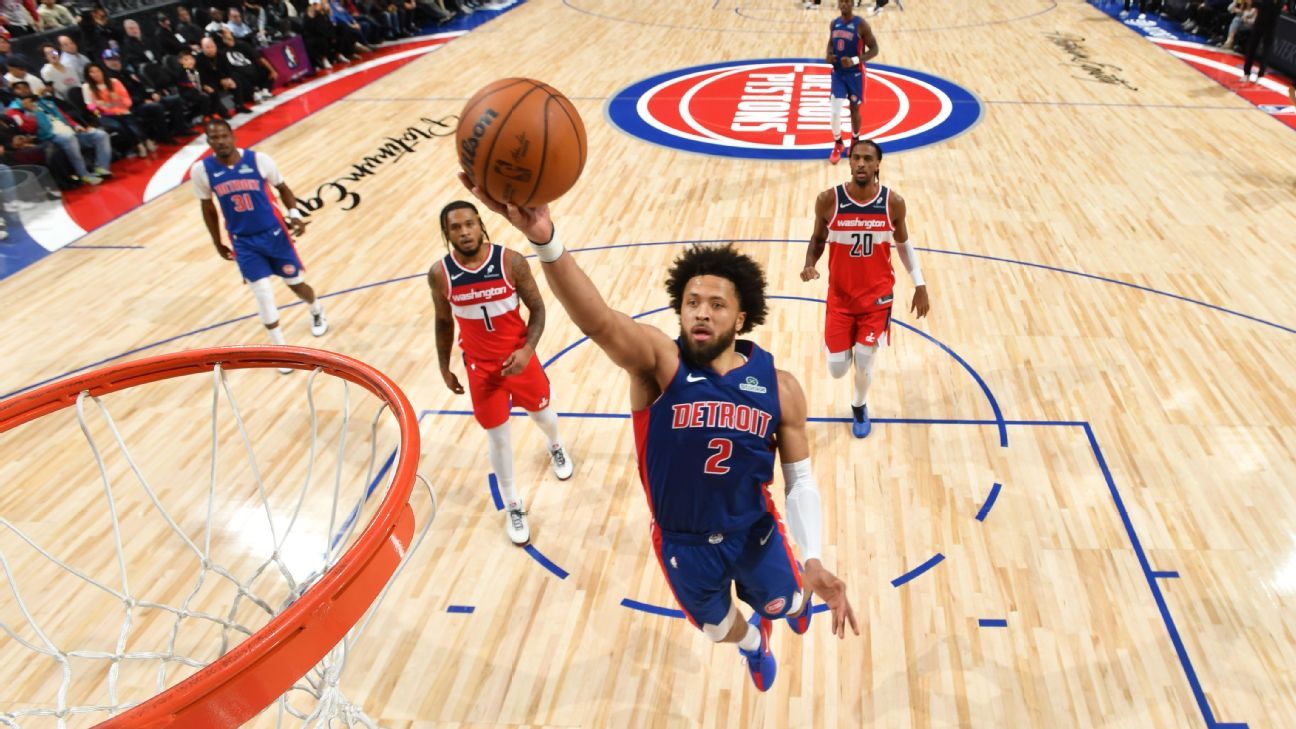 Cunningham (wrist) out for Pistons' game vs. Bulls