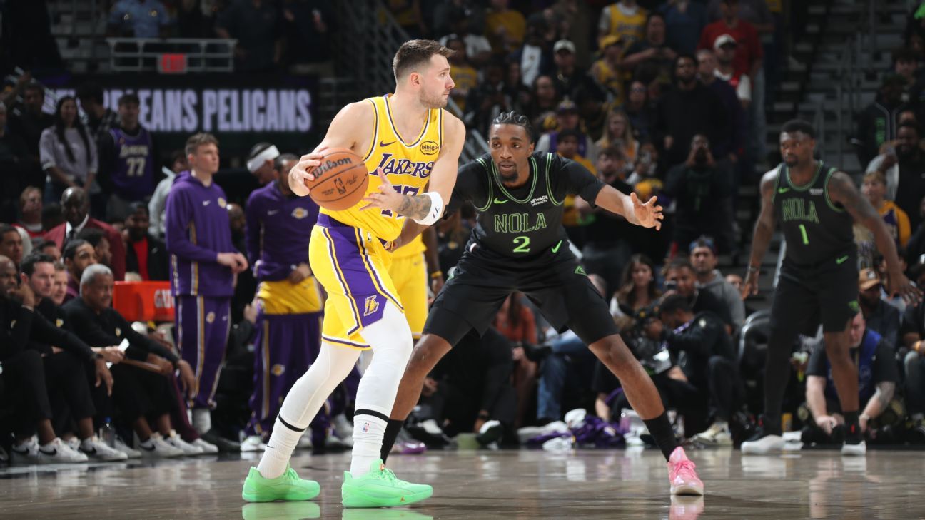 Lakers rule out Luka (groin) vs. Blazers on Sat.