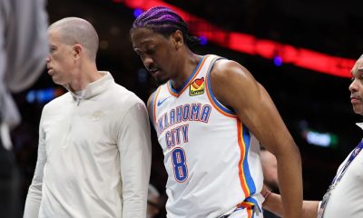 Thunder's Williams exits game with sore right thigh