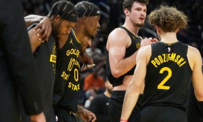 Warriors' Butler helped off court, undergoing MRI