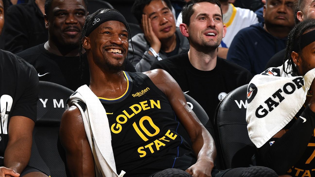 'General soreness': Warriors' Jimmy Butler brings back viral meme after tearing ACL