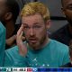 Hornets' Pat Connaughton sports blonde hair for fantasy football punishment