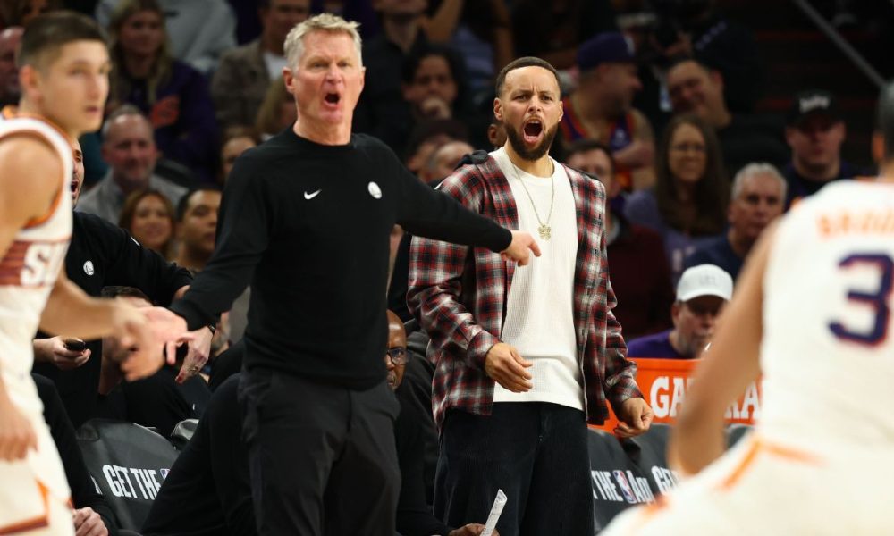 Steph Curry: Excited about Porzingis trade, knee injury 'trending in the right direction'