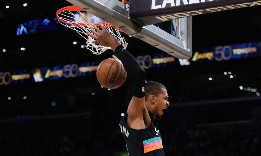 Wemby nets 40 in 26 mins, was keen to be 'greedy'