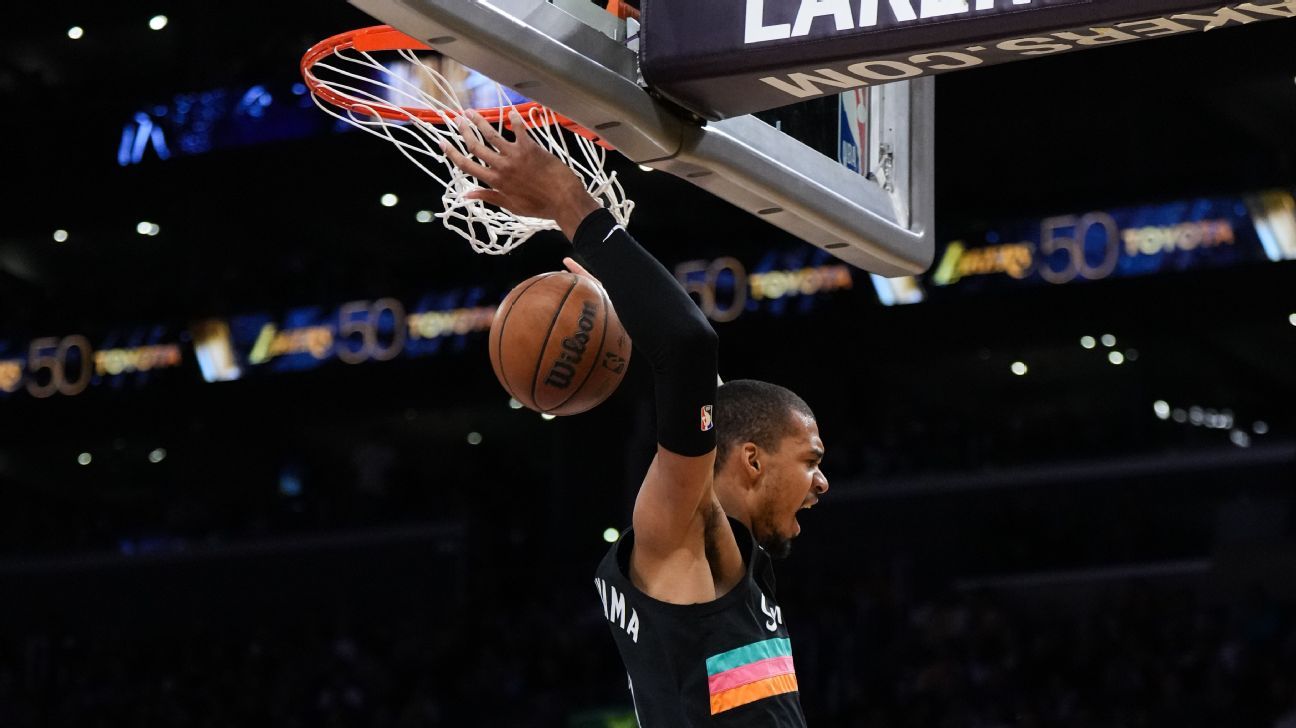 Wemby nets 40 in 26 mins, was keen to be 'greedy'