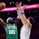 Neemias Queta throws down dunk over Luka Doncic early in Celtics-Lakers