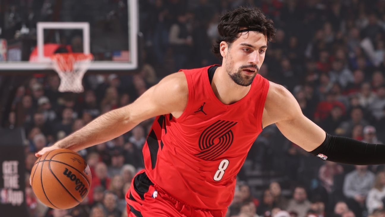 Blazers' Avdija exits as lower back issue flares up
