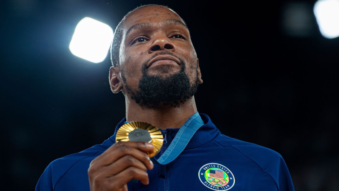 KD eyes '28 Games, bemoans U.S. hoops critics