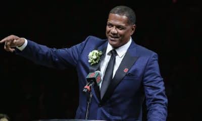 NBA legend Marques Johnson takes flight for annual birthday dunk