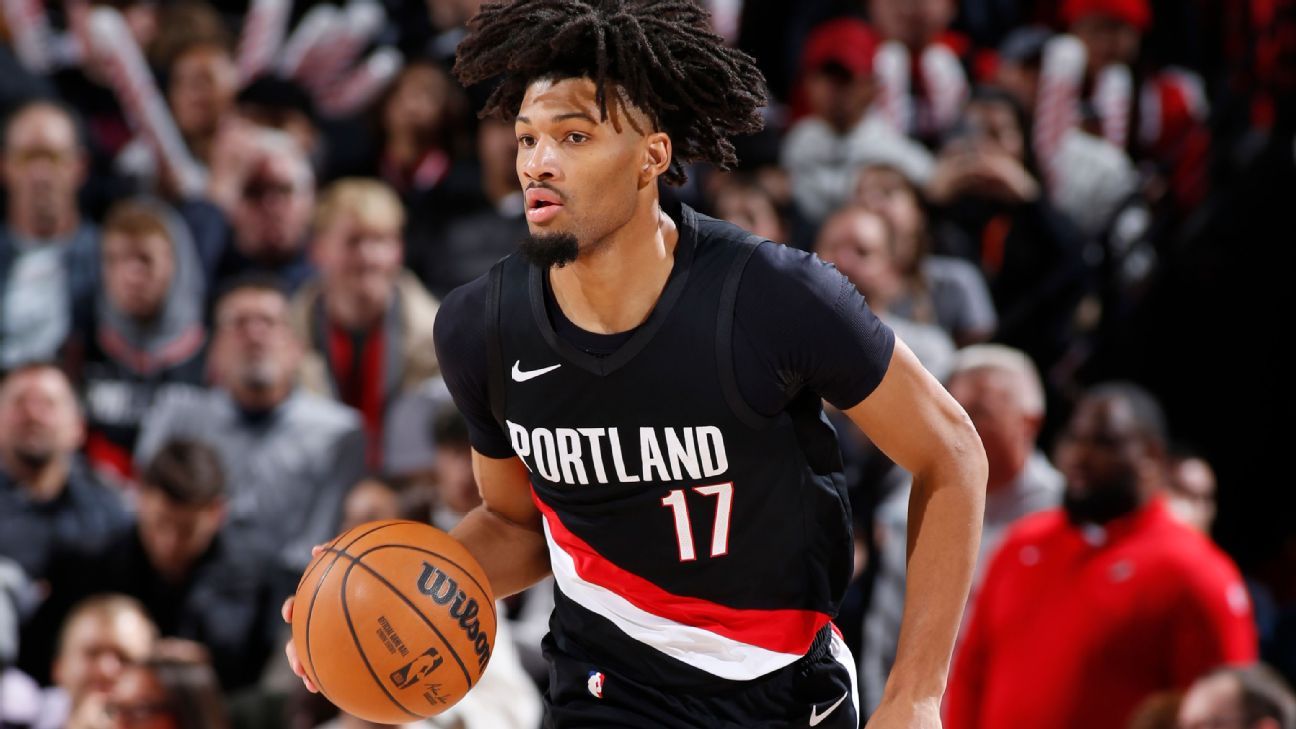Blazers' Sharpe to be re-evaluated in 4-6 weeks