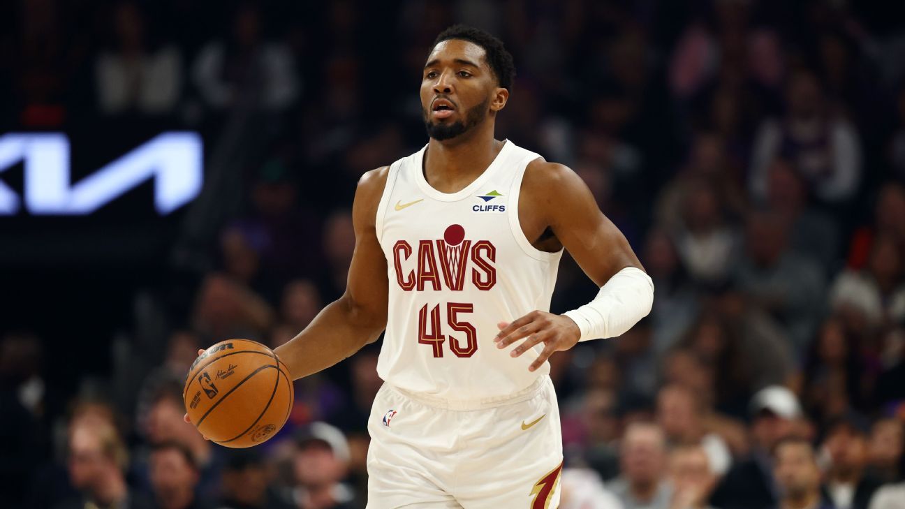 Mitchell, Harden among 4 Cavs out vs. Pistons