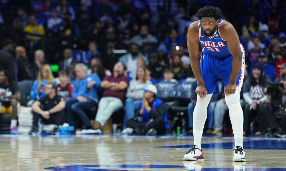 76ers' Embiid (oblique) to miss at least 3 games