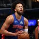 Pistons' Cunningham leaves game with back spasms