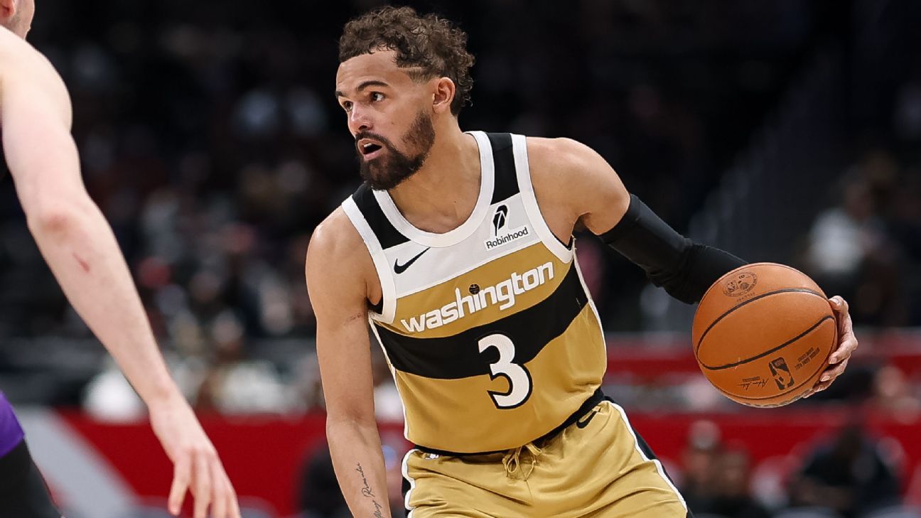 Wizards' Young out with no timetable for return