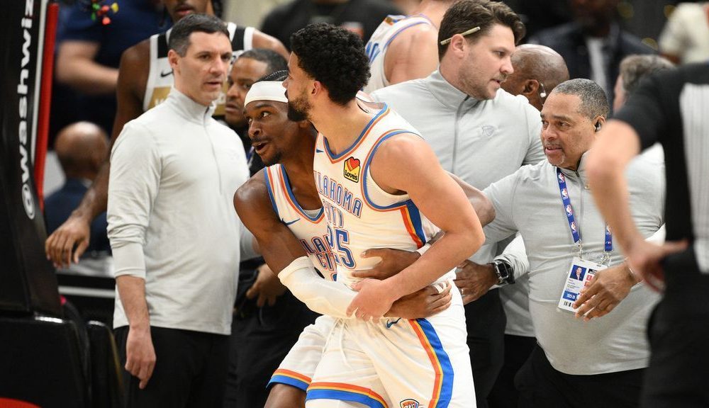 Four ejected after Thunder-Wizards altercation